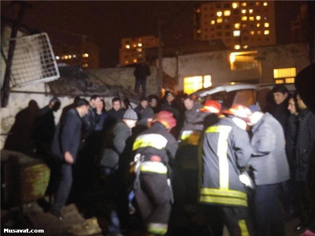 Пожар в центре Баку: 1 человек погиб, еще двое пострадали (фото)