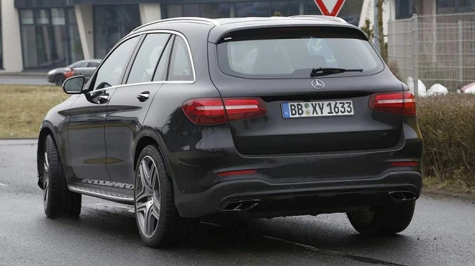 Шпионские фотографии самого мощного Mercedes-Benz GLC