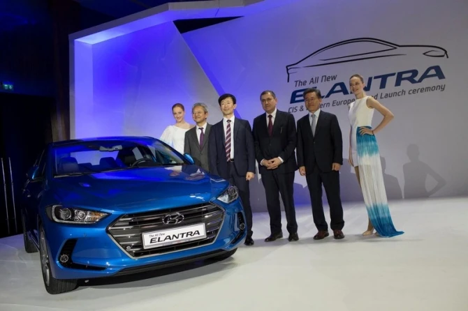 В Баку прошла презентация новой модели Hyundai Elantra
