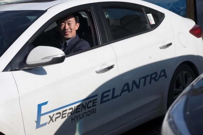 В Баку прошла презентация новой модели Hyundai Elantra