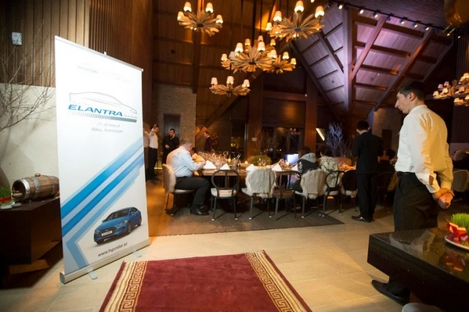 В Баку прошла презентация новой модели Hyundai Elantra