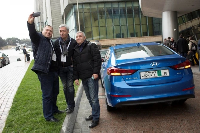 В Баку прошла презентация новой модели Hyundai Elantra
