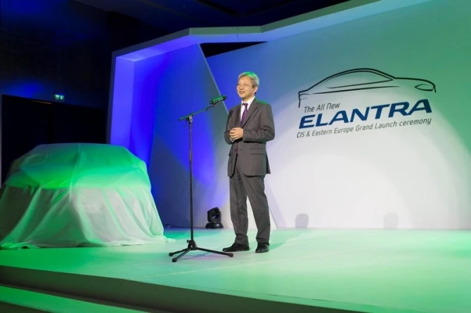 В Баку прошла презентация новой модели Hyundai Elantra