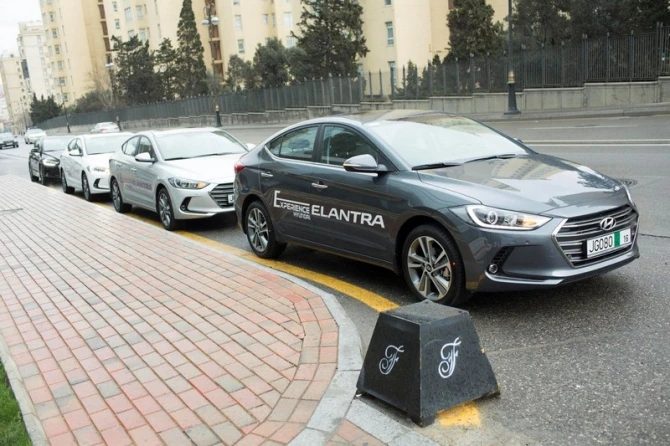 В Баку прошла презентация новой модели Hyundai Elantra