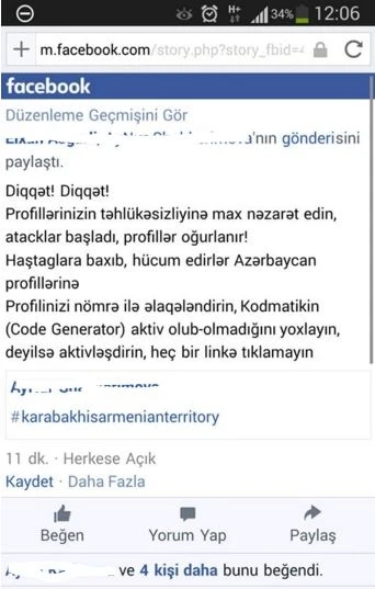 Diqqət! Ermənilərdən növbəti təxribat (FOTO)