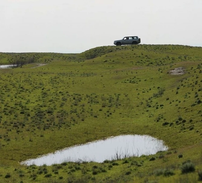 Арабские шейхи на охоте в Азербайджане (фото, видео)