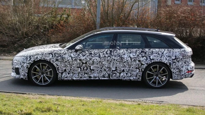 Появились первые шпионские снимки новой Audi RS4 (фото)