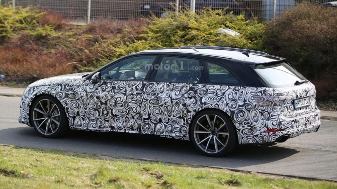 Появились первые шпионские снимки новой Audi RS4 (фото)