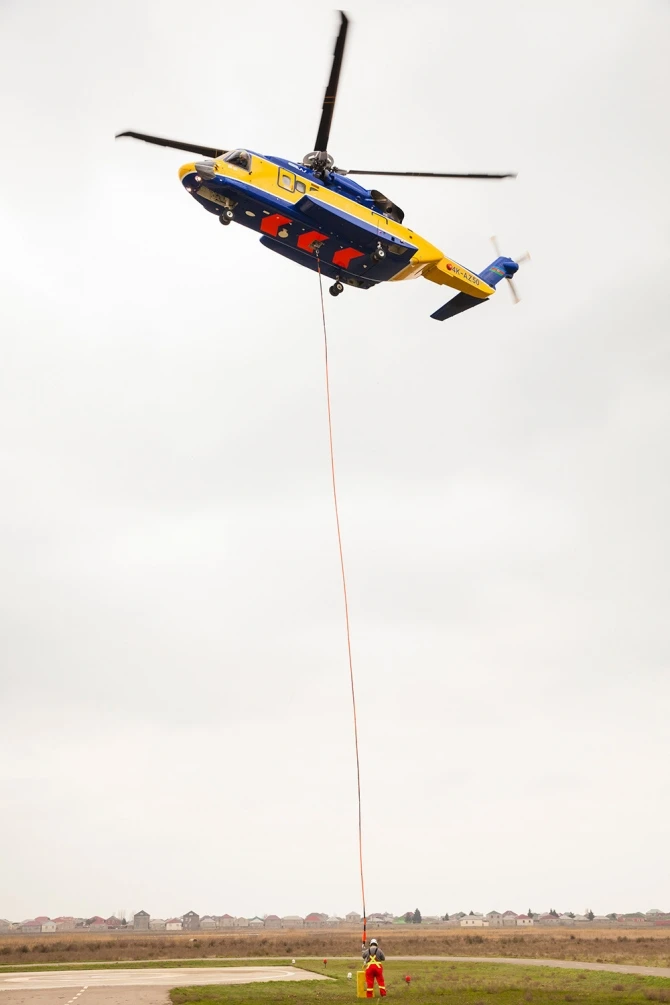 Silk Way Helicopter Services расширила спектр услуг в нефтегазовом секторе (фото)