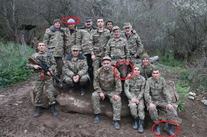 Erməni ordusundakı biabırçılıqlar - FOTO Erməni ordusundakı biabırçılıqlar - FOTO