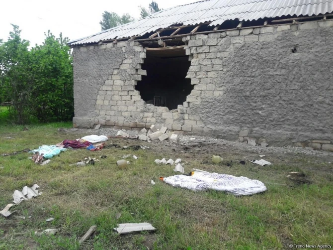 Ağdamda erməni vandalizmi - FOTO