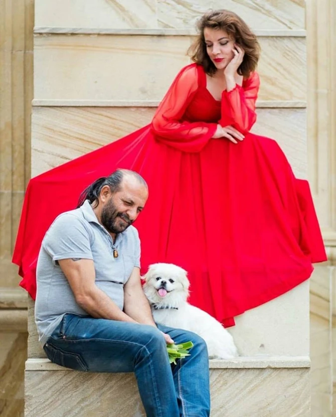 «Lady in red» в объективе азербайджанского фотографа (фотосессия)
