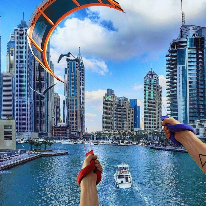 Удивительные снимки азербайджанского фотографа в Дубае (фото)