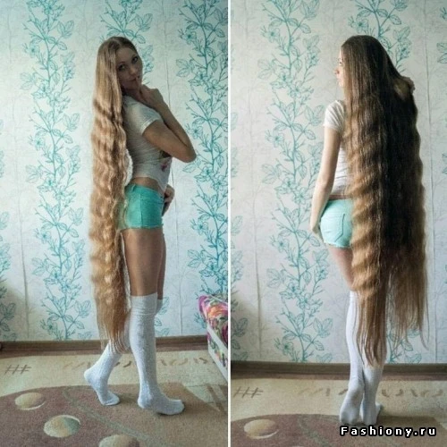 Эта девушка не стриглась 13 лет (фото)