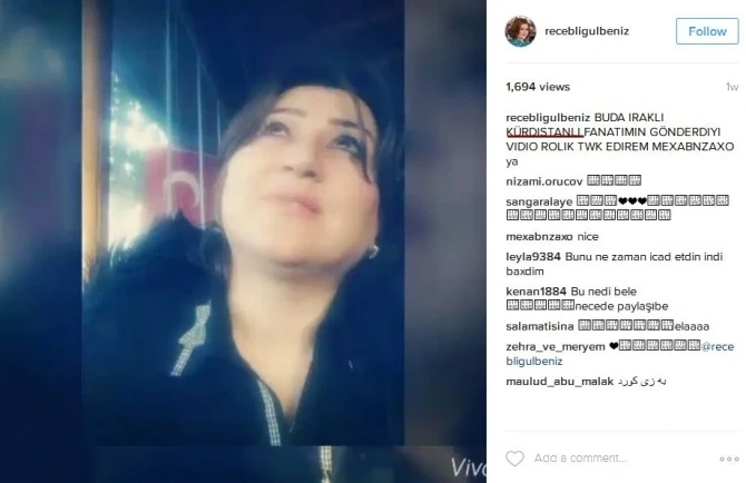 Сепаратистская публикация азербайджанской певицы (фото, видео)