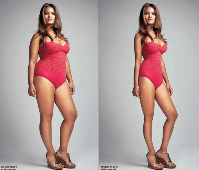 Thinner Beauty борется с «пропагандой ожирения» с помощью фотошопа