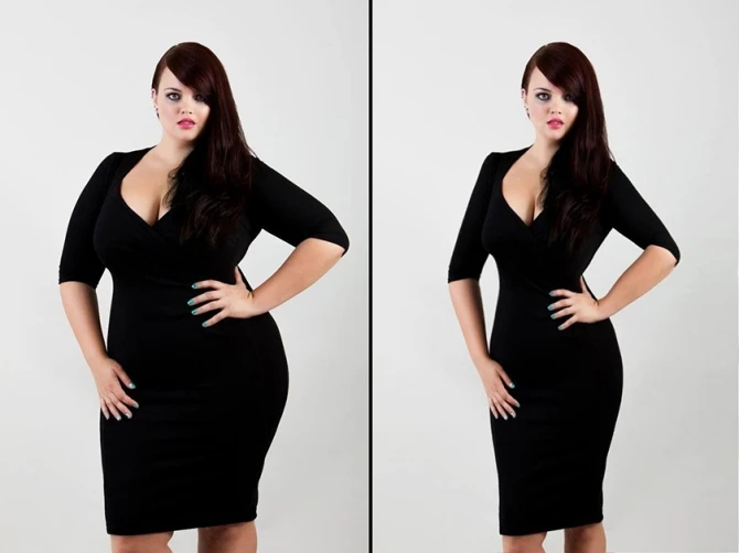 Thinner Beauty борется с «пропагандой ожирения» с помощью фотошопа