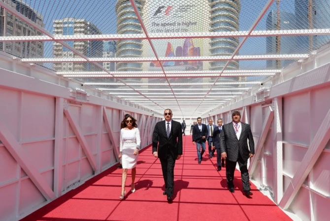 Prezident ailəsi Formula 1-də - Fotolar