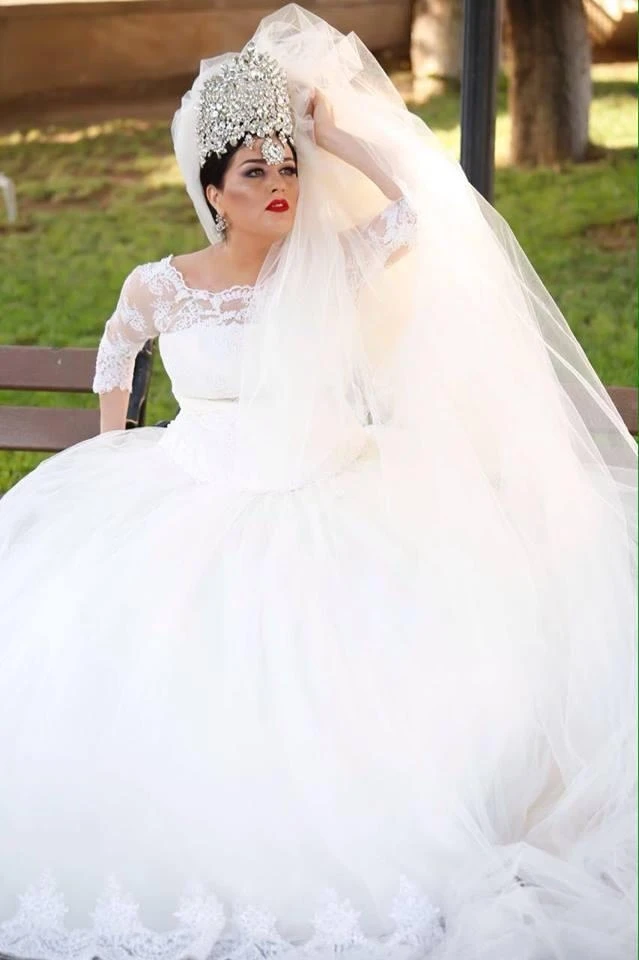 Elza Seyidcahan ağ gəlinlikdə (FOTO)