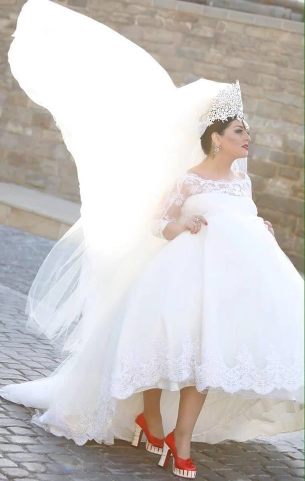Elza Seyidcahan ağ gəlinlikdə (FOTO)