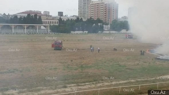 Cıdır Meydanında yanğın - FOTO