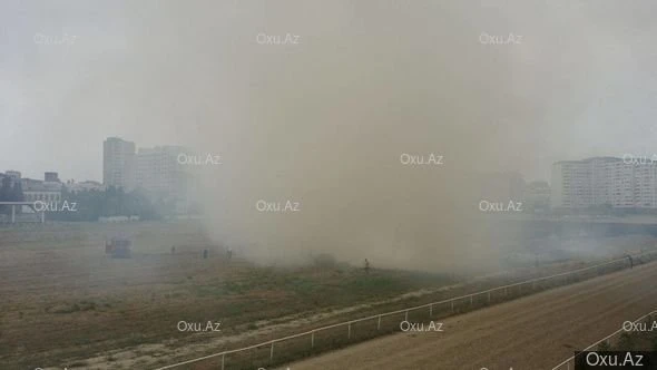 Cıdır Meydanında yanğın - FOTO