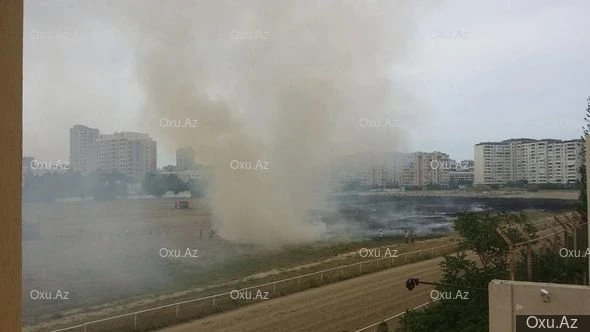 Cıdır Meydanında yanğın - FOTO