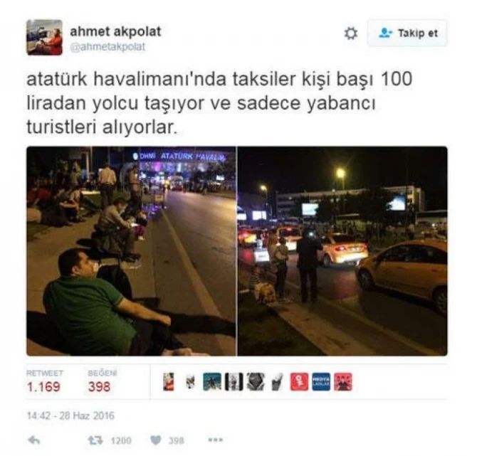 Неадекватное поведение таксистов во время теракта (фото)