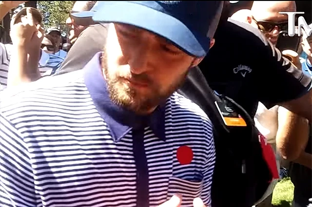 Фанат Джастина Тимберлейка дал певцу пощечину (видео)