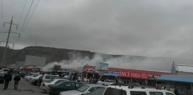 Пожар в торговом центре 