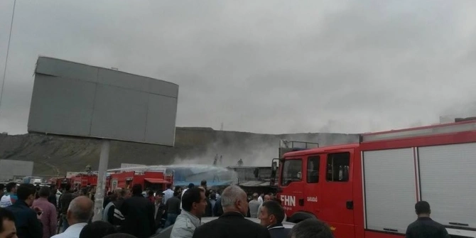 Пожар в торговом центре 