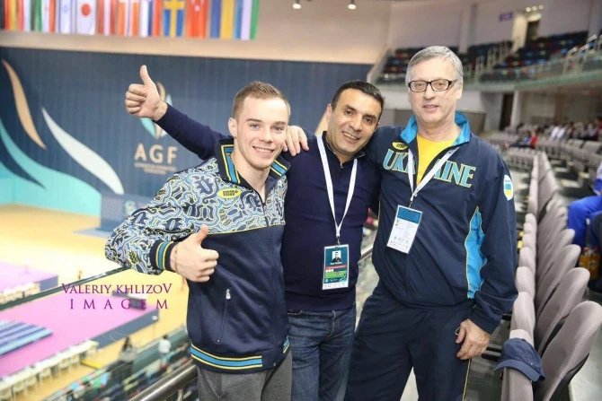 Азербайджанские спортсмены поздравили олимпийского чемпиона с днем рождения (видео)