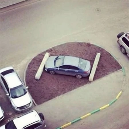 Düzgün park olunmayan avtomobillərin aqibəti… - FOTOLAR