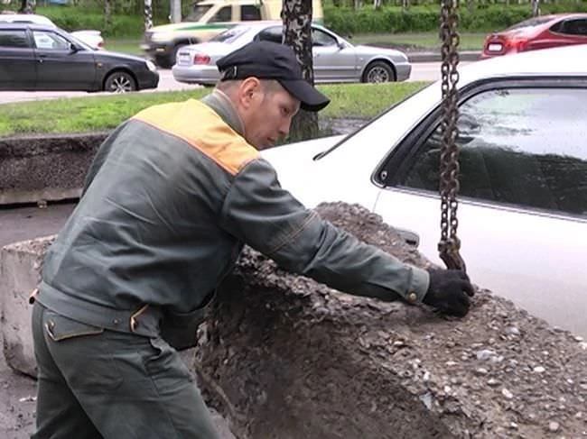 Düzgün park olunmayan avtomobillərin aqibəti… - FOTOLAR