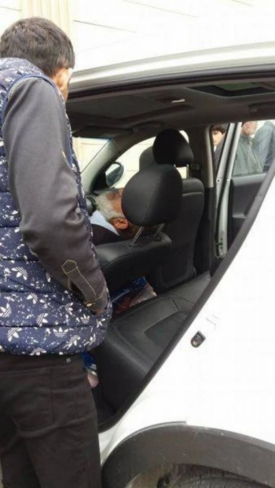 В Баку водитель на 