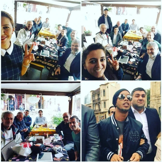 Роналдиньо в Ичери Шехер: Стала известна причина приезда футболиста в Баку (фото)