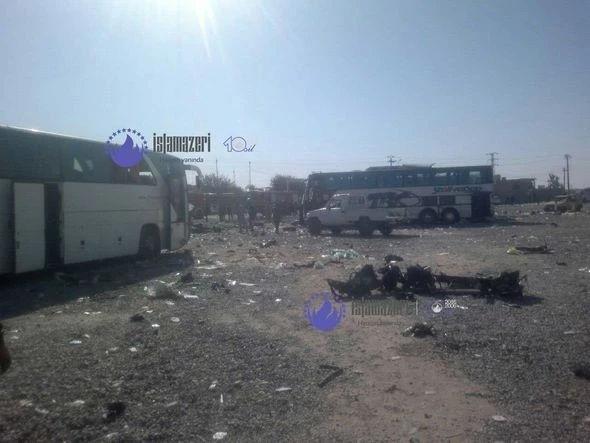 Автобус азербайджанских паломников подвергся атаке террористов (фото)