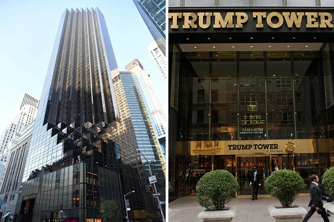 Donald Trampın yaşadığı ev (FOTO)