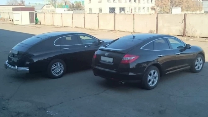 Из новенькой Honda Crosstour сделали Победу (фото)