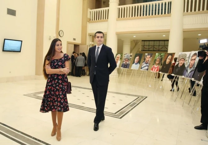Лейла Алиева на презентации фильма (фото)