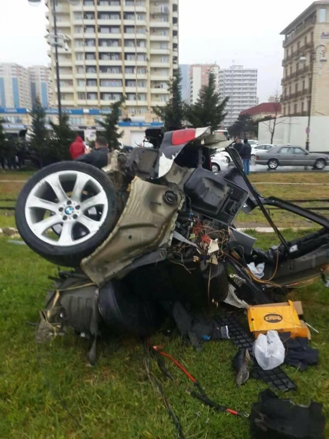 Bakıda möcüzə kimi qəza: 