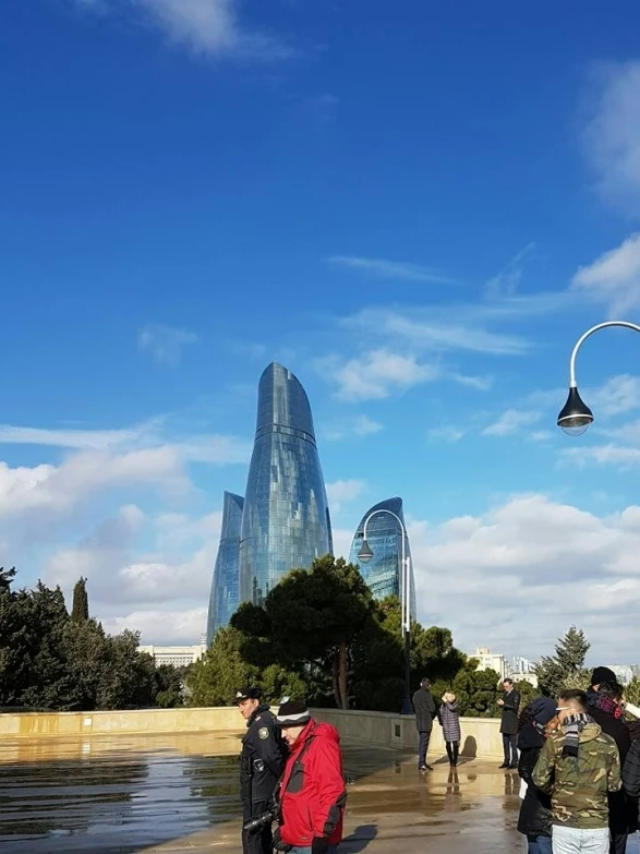 Дмитрий Рогозин распространил снимки с переговоров в Баку (фото)