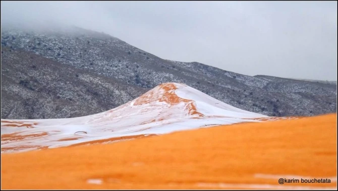 Аномальное явление в Сахаре (фото)