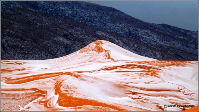 Аномальное явление в Сахаре (фото)