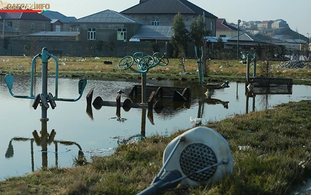 Sabunçuda istirahət parkı “zoopark”a çevrilib... - (VİDEO)