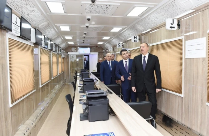 Ильхам Алиев на открытии центра ASAN Kommunal №1 (фото)