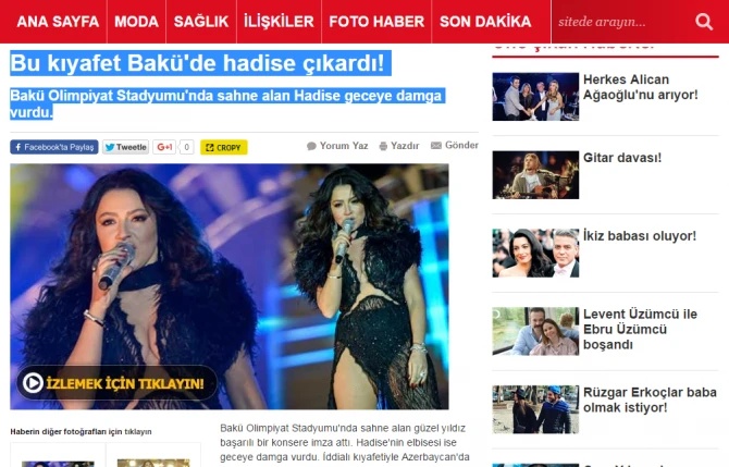 Yarıçılpaq Hadisənin Bakıdakı çıxışı haqqında bilinməyənlər (FOTO)