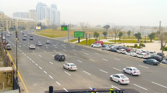 Bakının ən təhlükəli yolu təmir olundu (FOTO)