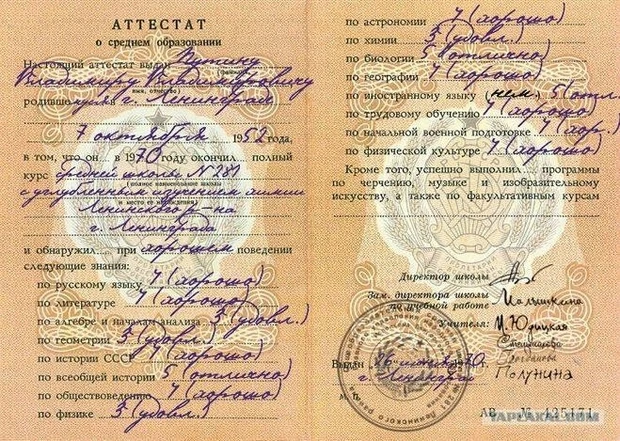 Путина назвали 