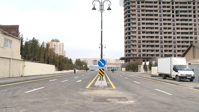 В Баку сдана в эксплуатацию новая автодорога (видео)
